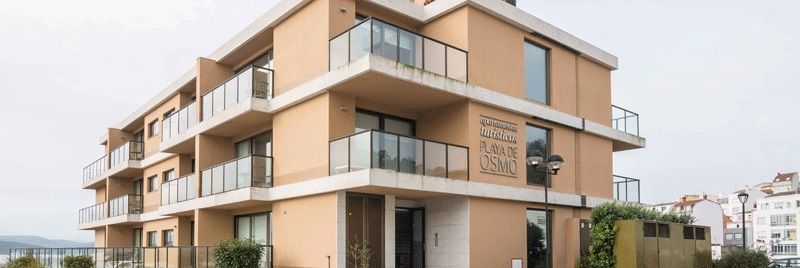 Apartamentos Turisticos Playa De Osmo Corme ภายนอก รูปภาพ
